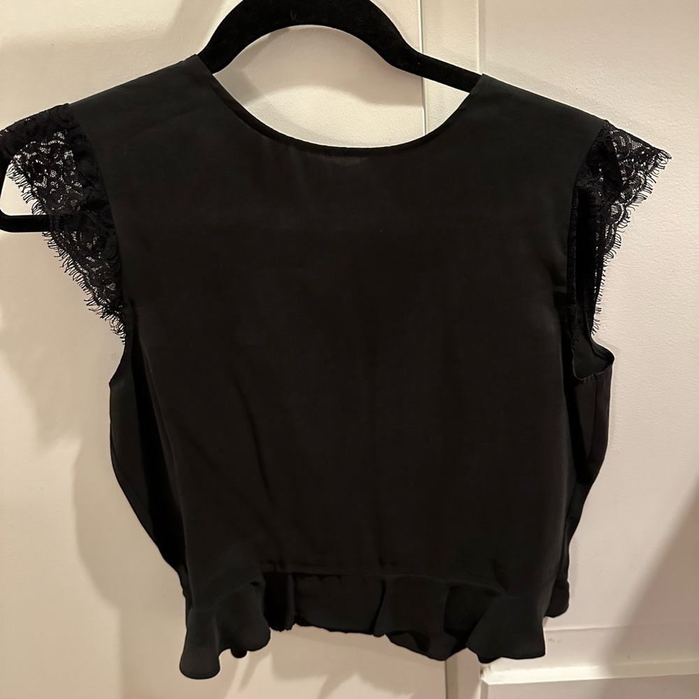 Black Zara blouse